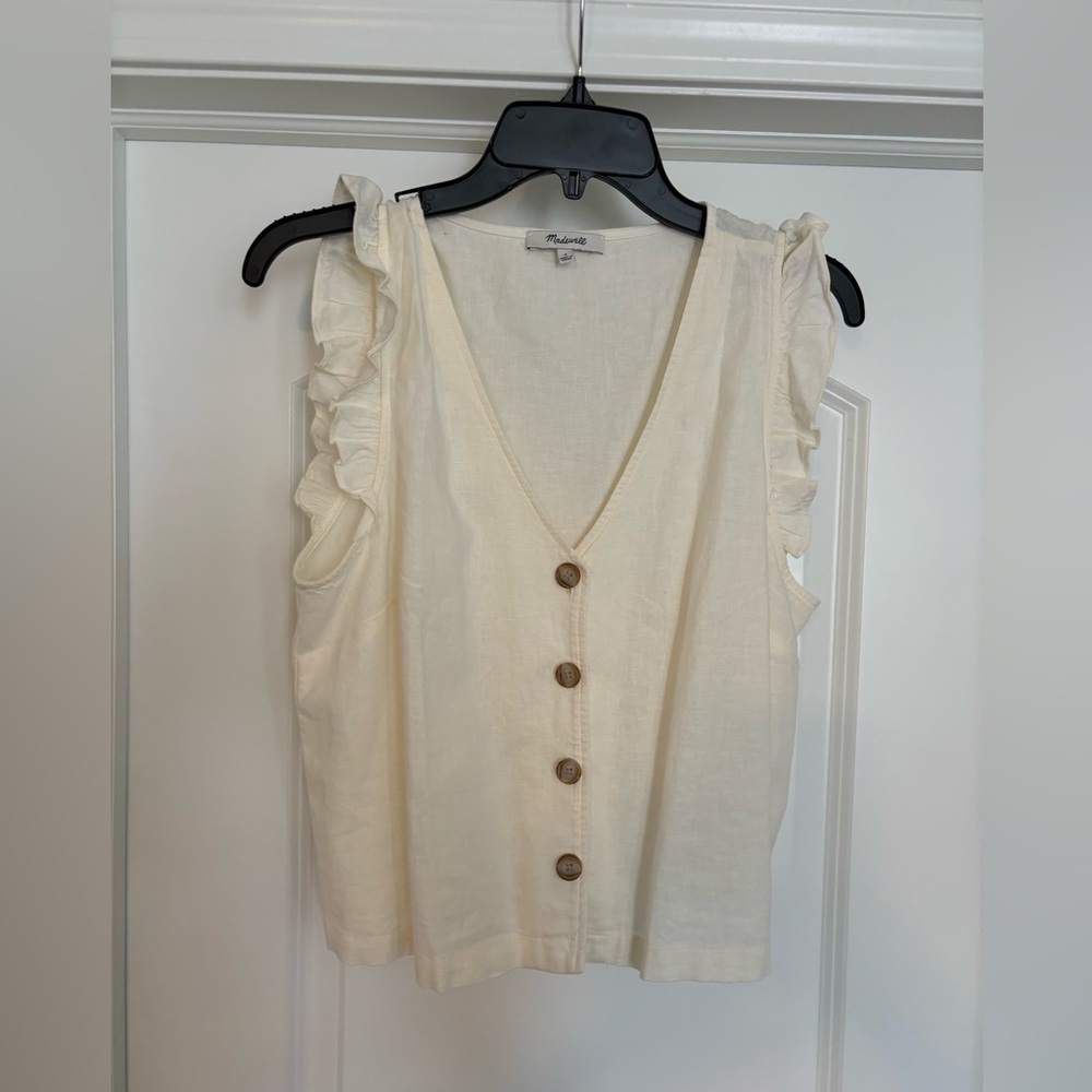 Madewell Button Front Tank